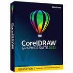 CorelDRAW Graphics Suite 2021 | Education Edition | Graphic Design Software for Professionals | Vector Illustration, Layout, and Image Editing [PC Disc]