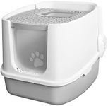 Fully Enclosed Hooded Cat Litter Bo