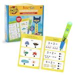 Educational Insights Hot Dots Pete The Cat Kindergarten Reading & Math Workbook, Includes 200 Activites, Reading Games, Reading Tools, Gift for Ages 5+