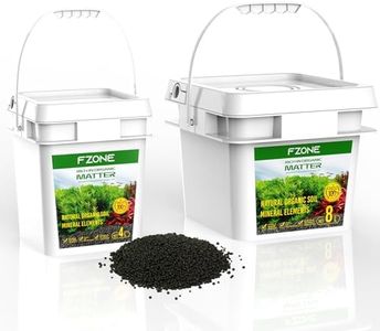 FZONE Aquarium Soil for Planted Tanks- Nutrient-Rich Aquarium Substrate for Fresh Water Live Plants, Dust-Free, Shrimp & Fish Safe，Long-Lasting pH Stable (3mm, 8L/17.64 lb, Black)