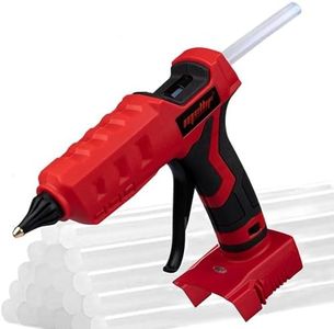 Eastyle Cordless Hot Glue Gun for Milwaukee 18V Battery, 100W Handheld Battery Powered Kit with 20PCS Full Size Sticks Arts & Crafts DIY, Tool Only (Battery NOT Included)