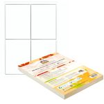 Double Dragon, A4 Self Adhesive Address Labels, 4 Label Per Sheet, 100 Sheets, 99.1 x 139mm (400 Labels)