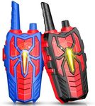 Spider Walkie Talkies, Toyokid Toys for 3-12 Year Old Boy Girls Gift for 5 6 7 8 Year Olds Boys Toys Age 4-7 Kids Toys Age 4 5 6 Walkie Talkie Kids Outdoor Toys Toddler Toys Birthday Gift Sensory Toys