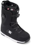 DC Men's Phase BOA Pro Warm Durable Articulated Medium-Flex Ventilated Snowboard Boots with Insulated Liner & Molded Insole, Black/White, 11