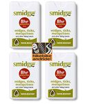 Smidge POCKET DISPECER FULL STRENGTH MIDGE & BITING INSECT REPELANT 18ML 4 pACK