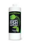 GreenStreme Fish Fertilizer – 1 Litre Ontario Organic Fresh Trout-Based Patented Liquid Fertilizer Low-Odour Premium (3 Sizes)