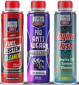 MotorPower Care Restore Engine Power kit, Internal Engine Cleaning Flush, Fuel Injectors Cleaner, Oil Additive Nano,