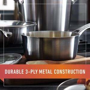 Calphalon Premier 11-Piece Cookware Set – Nonstick Pots and Pans