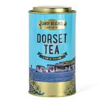 Dorset Tea Sandy Beaches Loose Leaf Tea 125g | Pack of 1 | English Breakfast Tea Tin | Perfect Tea Gift for Him or Her | 100% Rainforest Alliance Certified | 100% Black Loose Leaf Tea