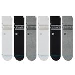 Stance Vital Crew Sock 6-Pack for Men and Women, Multicolor, Small