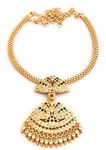 Sasitrends One Gram Micro Gold Plated Addigai Necklace for Women and Girls