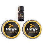 Wasp Repellent Bundle| Effective Alternative to Wasp Sprays and Traps | Wasp Deterrent for Outdoor & Indoor Use | Organic & NO Skin Contact Required