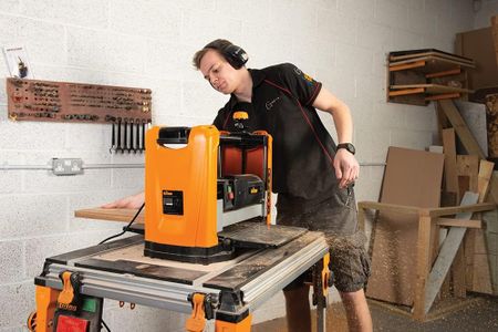 Triton 1100W Planer Thicknesser – Powerful Woodworking Tool
