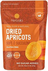Dried Apricots No Sugar Added, 1 Pound. Dried Apricots Unsweetened, Turkish Apricots Dried Fruit, Dry Apricot Bulk, All Natural, Non-GMO.