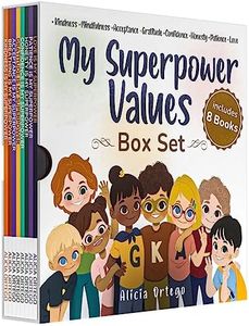 My Superpower Values 8 Book Box Set (Books 1-8: Kindness, Mindfulness, Acceptance, Gratitude, Confidence, Honesty, Patience, and Love)