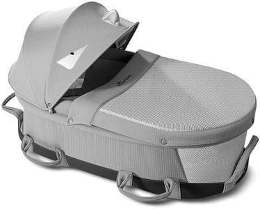 SUNVENO Portable Bassinet for Newborn, Handheld Travel Bassinet with Carry Handles, Foldable Moses Basket for Daily Rest and Travel Use