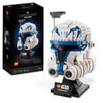 LEGO Star Wars Captain Rex Helmet Set, The Clone Wars Collectible for Adults, 2023 Series Model Collection, Memorabilia Gift Idea for Him or Her 75349