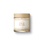 I'm From Rice Mask 110 g, exfoliating wash off facial mask for dull skin, organic rice, pore clearing, remove dead skin cells, uneven skin tone, smooth skin, moisturizing, radiant