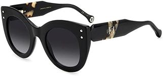 Carolina Herrera Women's HER 0127/S Sunglasses, BLACK HAVANA, 50