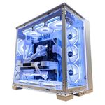 AlpineSpeed Gaming PC - i7-13700KF, 32GB RAM, RTX 4070 12GB, 3-Year Warranty, Windows 11, Fully Assembled, 1TB NVMe, White Aesthetics, WiFi 6, Lian Li O11D Case