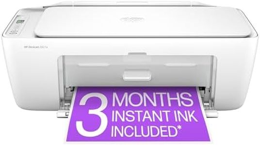 HP DeskJet 2827e Wireless All-in-One Color Inkjet Printer, Scanner, Copier, Best for Home, 3 Months of Instant Ink Included (6W7F5A)
