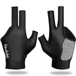 Pool Glove for Left Hand - 3 Finger