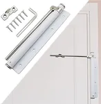 Screen Door Closer, TTZEZE Heavy Duty Automatic Door Closer, Safety Spring Door Closer for Storm Door, Steel Door Closer with Adjustable Closing Speed, Smooth and Quiet Door Closer for Hinge Door