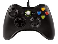GAMENOPHOBIA Xbox 360 Wired Controller for PC & Microsoft Xbox 360 Console | High-Performance Gamepad with Ergonomic Grip | Plug & Play | Black