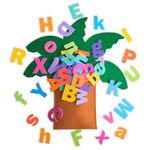 CHEFAN Tree and Letter Props from The Childhood Favorite Book, Felt Numbers and Letters