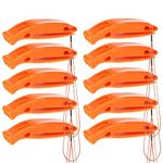 Bramble - 30 Emergency Orange Survival Safety Whistles - Distress Signalling