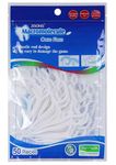 Tooth Cleaning Dental Floss Fresh Toothpick Cleaners, Disposable Teeth Flossing Thread Toothpicks with tongue cleaner Stick Set of 50 for Fresh, Healthy and Breath Gums