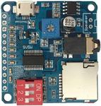 Voice Sound Playback Module Arduino MP3 Player Module UART I/O Trigger Class D Amplifier Board 5W 8M Storage DY-SV5W SD/TF Card