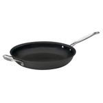 CUISINART 622-30H Chef's Classic Nonstick Hard-Anodized 12" Open Skillet with Helper Handle, Black