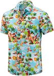 EUOW Men's Hawaiian Shirt Short Sle