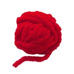 Chunky Yarn for Arm Knitting Blanket Red Chunky Chenille Yarn