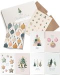 30 Christmas Cards With Envelope - Cards for Christmas A6 - Christmas Cards Pack of 30 - Xmas Cards 2024 - Christmas Card Set Postcards - Box of Christmas Cards - Boxed Christmas D013_UK