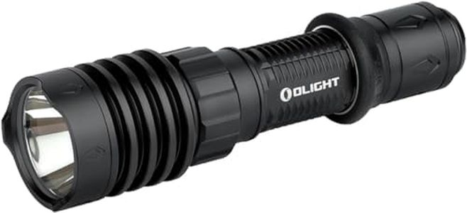 OLIGHT Warrior X 4 Tactical Rechargeable Torch 2600 Lumens Tail Switch and Dual Charging Options Handheld Flashlights for Outdoors Hunting Emergency Camping Outdoor Hiking (Matte Black)