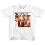 NSYNC No Strings Black Youth T-Shirt Tee, White, Small