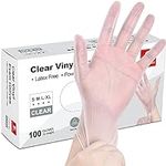 Schneider Clear Vinyl Exam Gloves, 