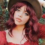 Nnzes Bob Curly Wig Synthetic Short