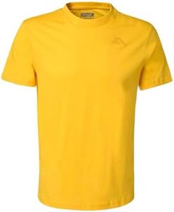 Kappa CAFERS Slim, Camiseta, Amarillo, 2XL, Hombre