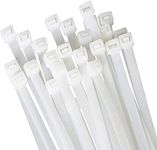 White zip ties 18 inch Large Cable 