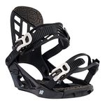 K2 Snowboarding Unisex Youth You+H Snowboard Binding, Black, M (EU: 35.5-39.5 - US: 5-8 - MP: 220-250)