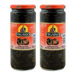 Figaro Sliced Black Olives, 15.87 oz ℮ 450 g, 2 Pack