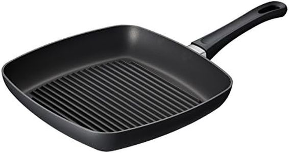 Scanpan Classic Induction Square Grill Pan, 27 x 27 cm, Black