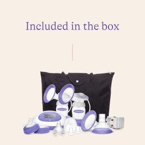 Lansinoh Double Electric Breast Pump – Portable, Quiet, Adjustable Suction