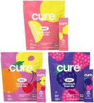 Cure Hydration - Kids Electrolyte Drink Mix Bundle | Plant-Based Pediatrician Formulated Rehydration | FSA-HSA, Non-GMO | 14 Pack Each - Mixed Berry, Pink Lemonade, Fruit Punch