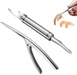 Shrimp Peeler, Multifunctional Shrimp Cord, 2 Pieces Shrimp Peeling, Peeling Tools for Shrimp, Shrimp Bowl Knife, Stainless Steel Shrimp Peeler, Peeling Tool for Shrimp, Easy to Clean