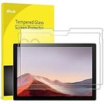 JETech Screen Protector for Surface Pro 7 Plus/Surface Pro 7 12.3-Inch, 9H Tempered Glass Film, Support Surface Pen, HD Clear, 2-Pack