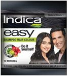 Easy 10 Minutes Hair Color Shampoo Natural Black Colour 18ml - Pack 12
